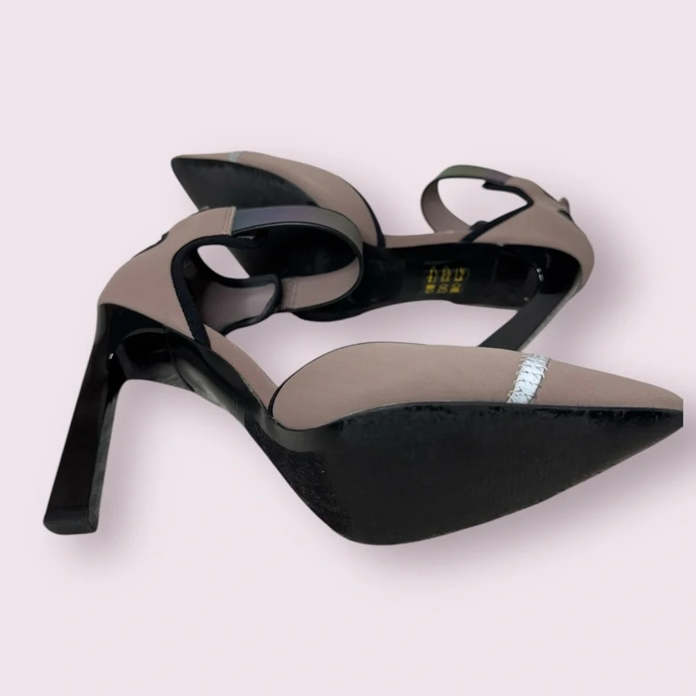 ALDO Crissy heels with light reflective details US 8.5 - Picture 7 of 9